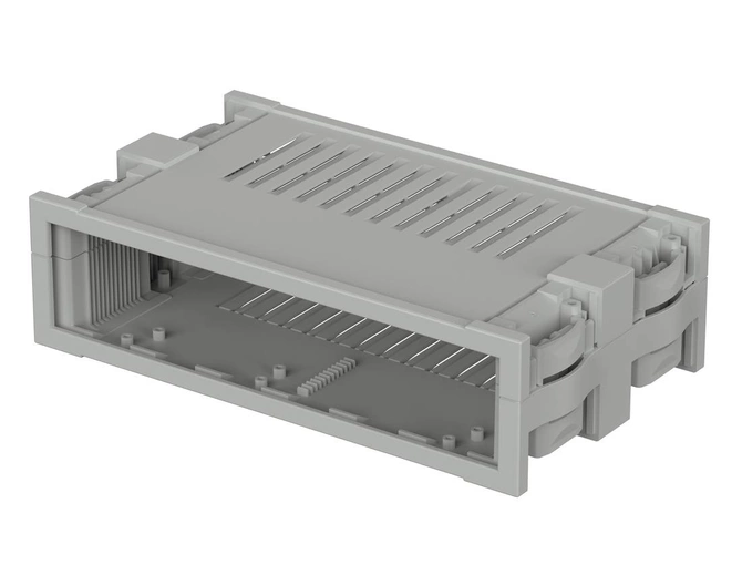 Bopla BO-51409 L (68514091) - Botego enclosure with air vents (240.68 x 136.9 x 65.2 mm, 4.5U 9HP)