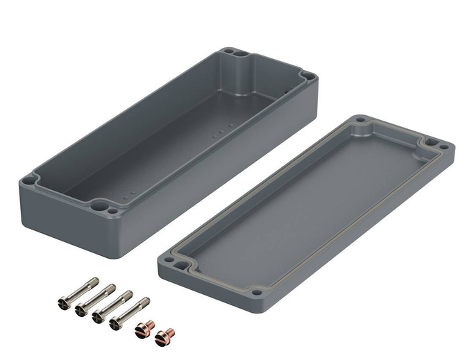 Bopla A 106 (01106000) - aluminium enclosure with neoprene seal (185.5 x 64 x 34.5 mm)