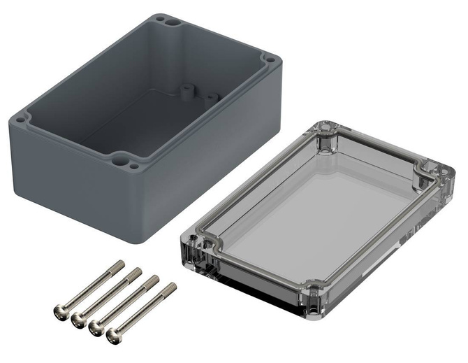 Bopla PK 110 G (38110020) - polyester enclosure with transparent cover (125 x 80 x 57 mm)