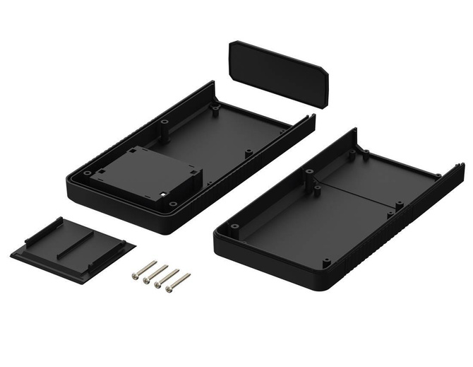 Bopla BOS 807-9005 (34807000) - hand-held enclosure with battery compartment (4 x 1,5V) and continuous membrane keypad area (196 x 100 x 40 mm)