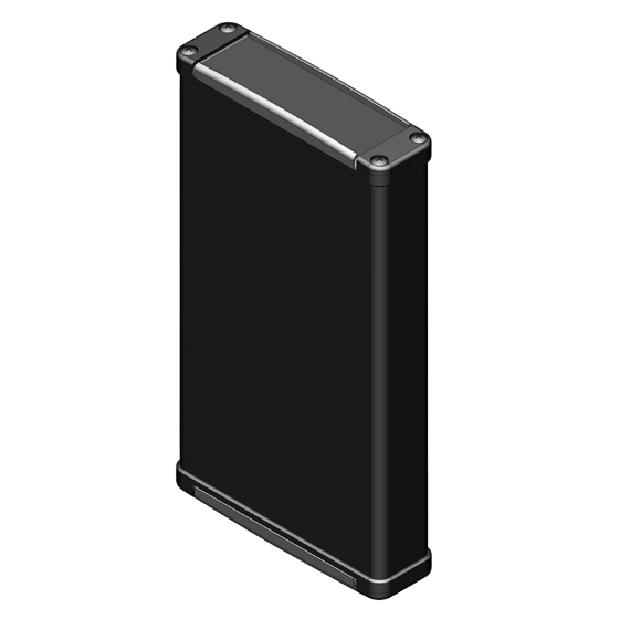 Teko - seria Minitekal SK (MTK6110PK.9) - profil aluminiowy zamknięty (120 x 67 x 19 mm)