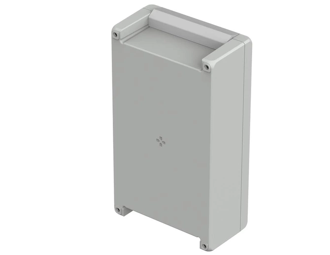 Bopla BA 281709 F SIL-7035 (00126335.SIL) - aluminum enclosure with a recess in the cover and silicone lid seal (299 x 173 x 90 mm)