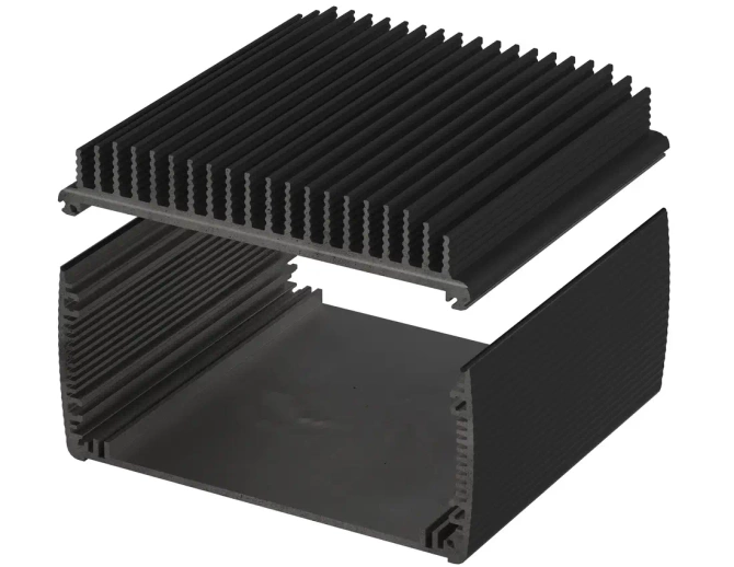 BOPLA ABPH 1680-0150 K (84568150) - aluminium profile, horizontally-divided with radiator (169 x 82 x 150 mm)