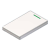 Teko - POCKET CARD series (PC-1.7) - universal enclosure in white (85 x 54 x 10 mm)