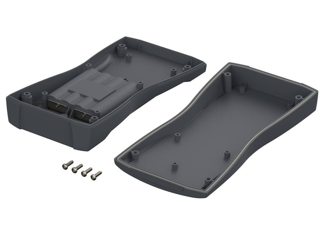 BOPLA BS 704 F-7024 (82704124) - ABS enclosure with battery compartment (184.3 x 93 x 35.4 mm)