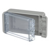 Bopla B 140806 PC-V0-G 7035 (96023125) - universal enclosure with crystal-clear lid (151 x 80 x 60 mm)