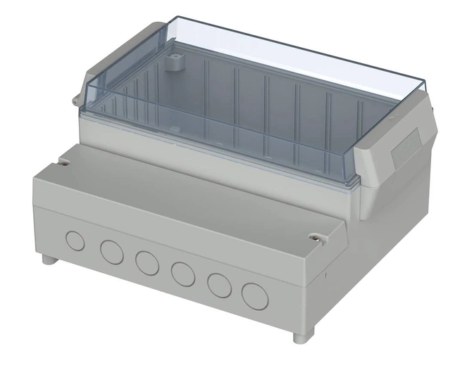 Bopla RCP 2000 V0 (41200400) - RegloCard-Plus enclosure with crystal-clear lid (213 x 185 x 104.5 mm