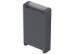 Bopla BA 281706 F-7024 (00126324) - aluminum enclosure with a recess in the cover and neoprene seal (299 x 173 x 60 mm)