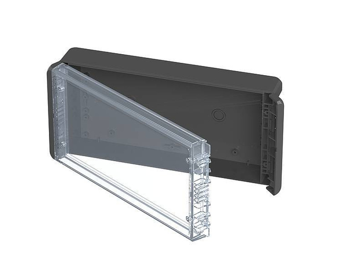 Bopla B 261306 PC-V0-G 7024 (96026224) - universal enclosure with crusyal-clear lid (271 x 125 x 60 mm)