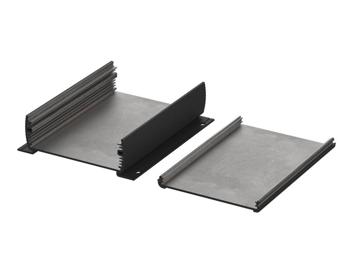 BOPLA ABPH 1040-0150 WL (84304150) - aluminium profile, horizontally-divided with wall brackets(108 x 42 x 150 mm)