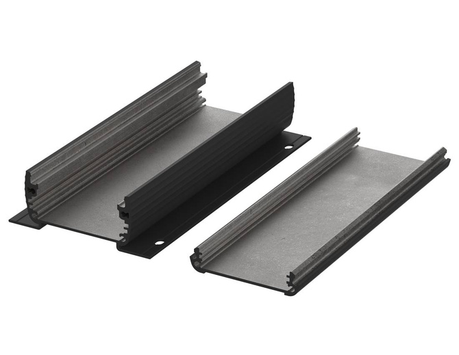 BOPLA ABPH 600-0150 WL (84306150) - aluminium profile, horizontally-divided with wall brackets(57 x 32 x 150 mm)