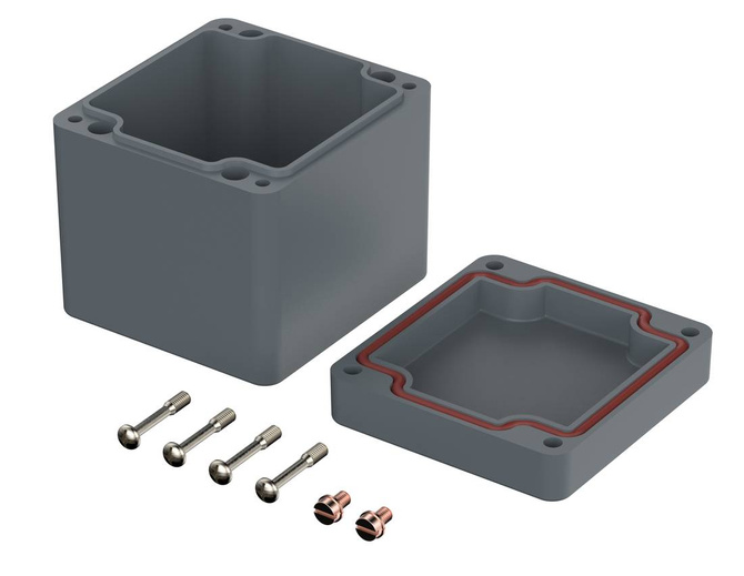 Bopla P 326 SIL (04326100) - obudowa poliestrowa z uszczelką silikonową (80 x 75 x 75,5 mm)