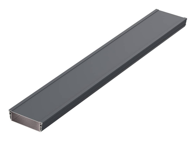 Bopla ASPH 1540-1000 7024 (94252000) - enclosure profiles, horizontally-divided (154 x 44 x 1000 mm)