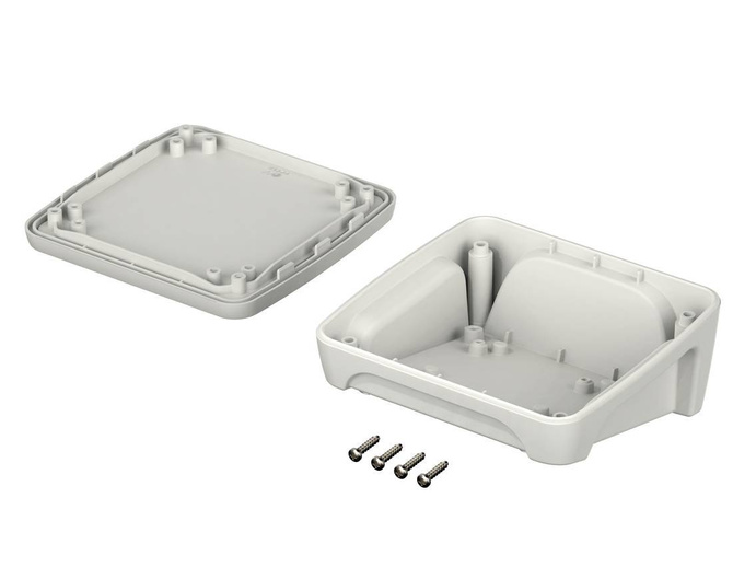 Bopla BOP 1212 P-9016 (35112076) - obudowa ABS (122 x 118 x 57,6 mm)