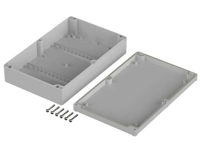Bopla EM 239 F (62239200) - PC enclosure with a recess in the lid (250 x 160 x 57 mm)