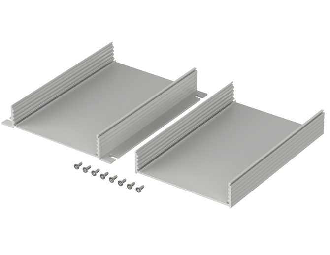 Bopla F 1048-160 WL (97218160) - profil aluminiowy półotwarty do montażu naściennego (105 x 48 x 160 mm)