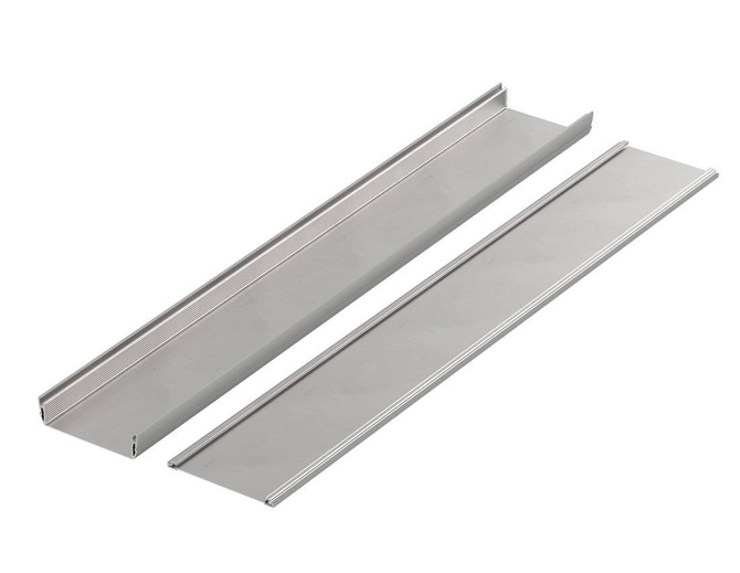 Bopla ASPH 1540-1000 9006 (94251000) - enclosure profiles, horizontally-divided (154 x 44 x 1000 mm)