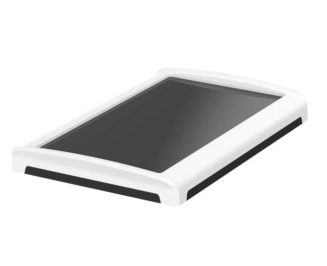 Bopla BOV 2114_ FO 9003 D 9005 (48316435) - black BoVersa plastic lid with open white design cover (210 x 140 x 24 mm)