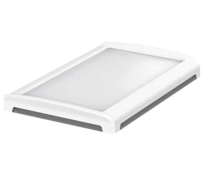 Bopla BOV 2114 FO-9003 - OT LL-SILC (48336431.SILC) - BoVersa translucent plastic lid with open white design cover with silicone seal (210 x 140 x 24 mm)