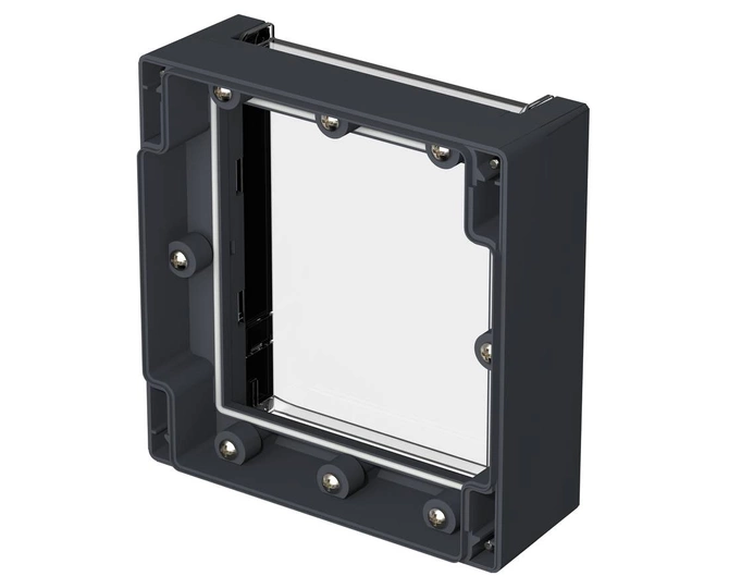 Bopla FCT 1000 FP (19005700) - open front frame with protective door for CombiCard 1000-3000 (133 x 138 x 50 mm)
