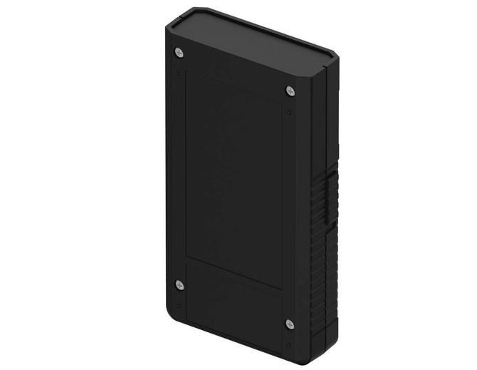 Bopla BOS 759-9005 (34759000) - obudowa ręczna z panoramicznym otworowaniem na wyświetlacz i bocznym przełącznikiem on-off (157 x 84 x 30 mm)