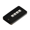 Teko - REMO-TEK series (13124.44) - enclosure for the remote control in black with chrome-plated metal sides (71,5 x 39,3 x 11,5 mm)