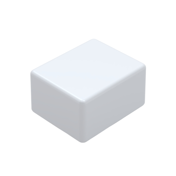 Teko - SMART K series (SR23K.7) - universal enclosure in white (76 x 63.35 x 41 mm)