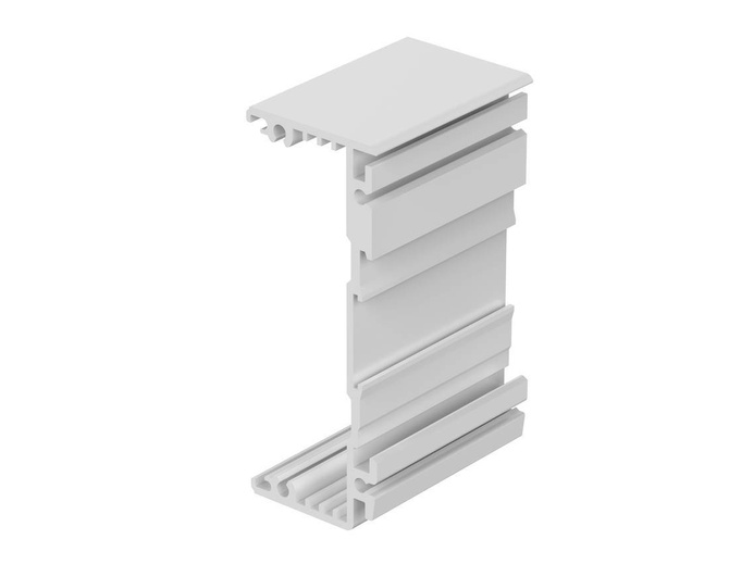 Bopla ARPG 75/31-52,5 (87030525) - split profile of the Alurail enclosure base (25.5 x 75 x 42.5 mm)