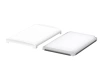 Bopla BOV 2114_ FG 9003 D LL (48436431) - BoVersa translucent plastic lid with full white design cover (210 x 140 x 24 mm)