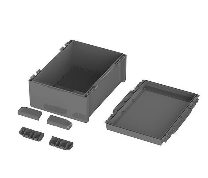 Bopla B 273616 ABS 7024 (96037674) - universal enclosure (284 x 364 x 160 mm)