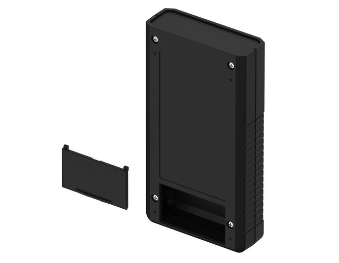 Bopla BOS 752-9005 (34752000) - hand-held enclosure with battery compartment (2 x 9V) and continuous membrane keypad area (157 x 84 x 30 mm)