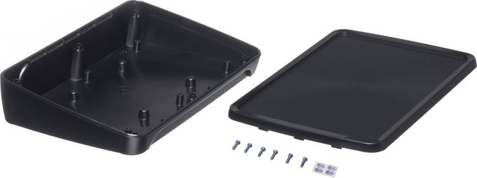 Bopla BOP 7.0 PQ-9005 (35107045) - ABS Touch/operating console enclosure horizontal (215 x 150 x 53 mm)