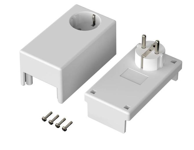 Bopla SE 435 DE - 9016 (43435509) - Elesett enclosure (120 x 65 x 66 mm)