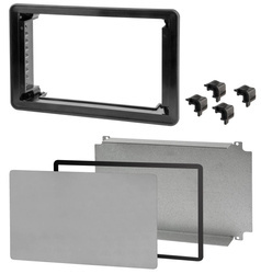 Bopla BTK 7.0-9005 FP Set (78010705.S2) - zestaw z aluminiową płytą czołową (226 x 146 x 52,5 mm)