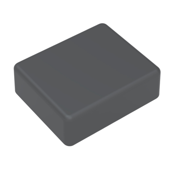 Teko - seria SMART K (SR22K.9) - uniwersalna obudowa w kolorze czarnym (76 x 63,2 x 25,55 mm)