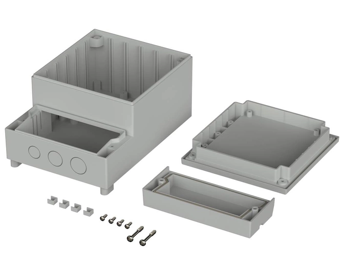 Bopla RCPM 130 F (41131609) - obudowa RegloCard-Plus z panelem zamkniętym (131 x 186 x 82,5 mm)