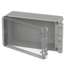 Bopla B 221309 PC-V0-G 7035 (96025235) - universal enclosure with crystal-clear lid (231 x 125 x 90 mm)