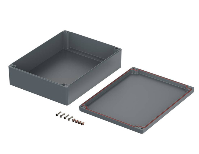 Bopla A 175 SIL (01175010) - aluminum enclosure with silicone seal (400 x 310 x 111 mm)