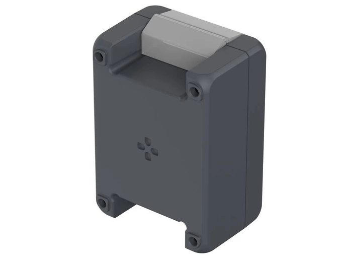 Bopla BA 100806 F-7024 (00122124) - aluminum enclosure with a recess in the cover and neoprene seal (121 x 86 x 60 mm)