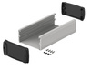 BOPLA ELPU 1050-0200 D (83057200.S6) - aluminium profile, open on one side (106 x 52 x 200 mm)