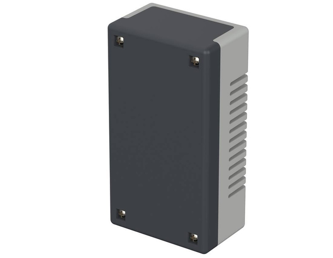 Bopla E 430 F VL (05430800) - obudowa z otworami wentylacyjnymi i wgłębioną pokrywą (120 x 65 x 41 mm)