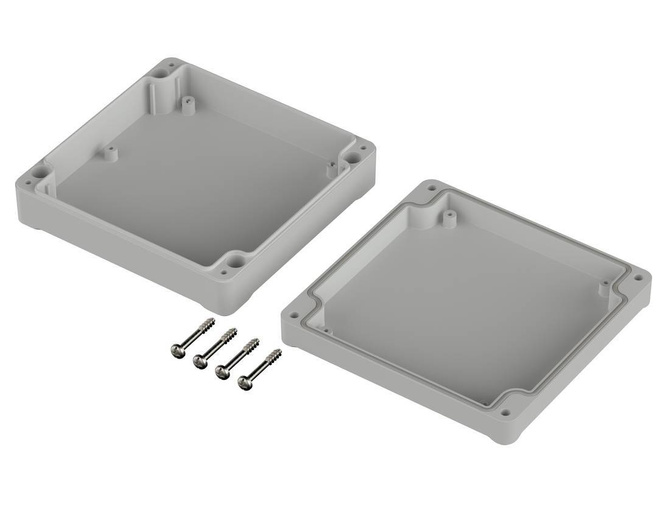 Bopla EM 214 F-LP (62214400) - PC enclosure with a recess in the lid (122 x 120 x 37 mm)