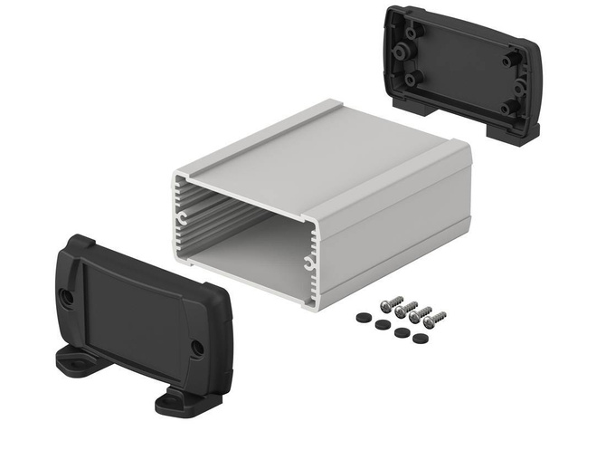 BOPLA ELP 840-0100 DW (83084100.S7) - profil aluminiowy zamknięty z pokrywą do montażu naściennego (80 x 42 x 100 mm)