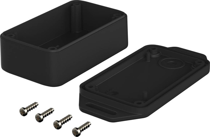 Bopla BL 704025 WL2-9005 (16174535) - enclosure with wall brackets (71.2 x 43.2 x 26 mm)