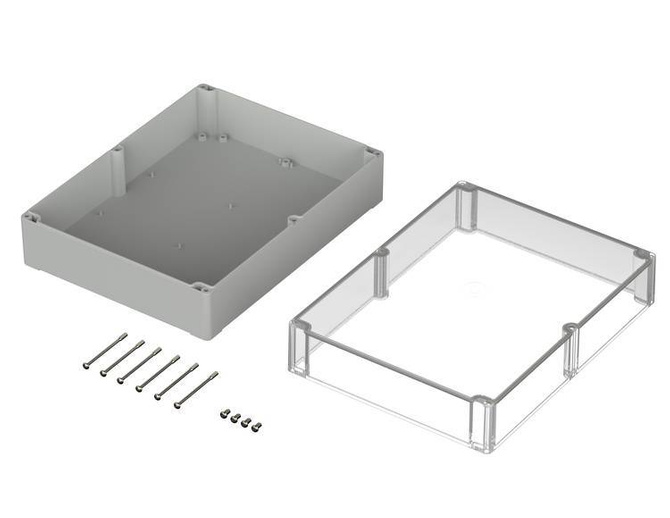 Bopla M 254 G (02254100) - PC enclosure with crystal-clear lid (300 x 230 x 110 mm)