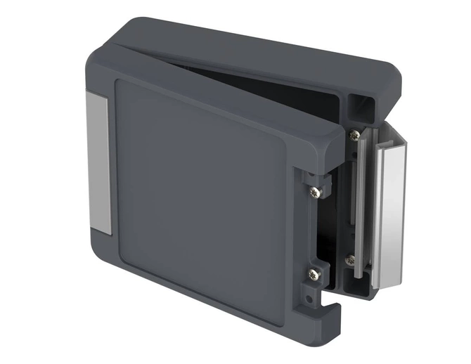 Bopla BA 141306 F-7024 (00123224) - aluminum enclosure with a recess in the cover and neoprene seal (159 x 128 x 60 mm)
