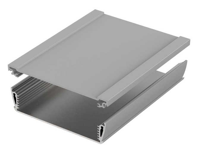 Bopla ASPH 1230-0150 9006 (94231150) - enclosure profiles, horizontally-divided (121 x 32.8 x 150 mm)