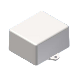 Teko - seria SMART (SR23-E.7) - uniwersalna obudowa w kolorze białym (76 x 63,5 x 41 mm)