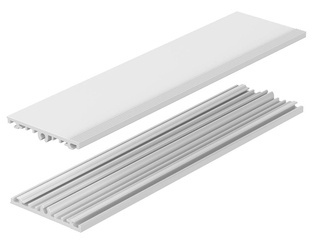 Bopla ARPMG 00/42-175 (87131750) - profil aluminiowy półotwarty modułowy dzielony (43,1 x 75 x 165 mm)