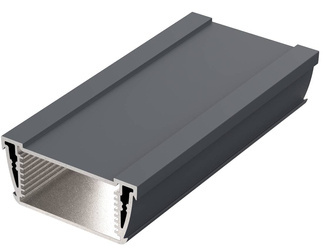 Bopla ASP 830-0150 7024 (94112150) - asymetryczny profil aluminiowy zamknięty  (74 x 32,8 x 150 mm)